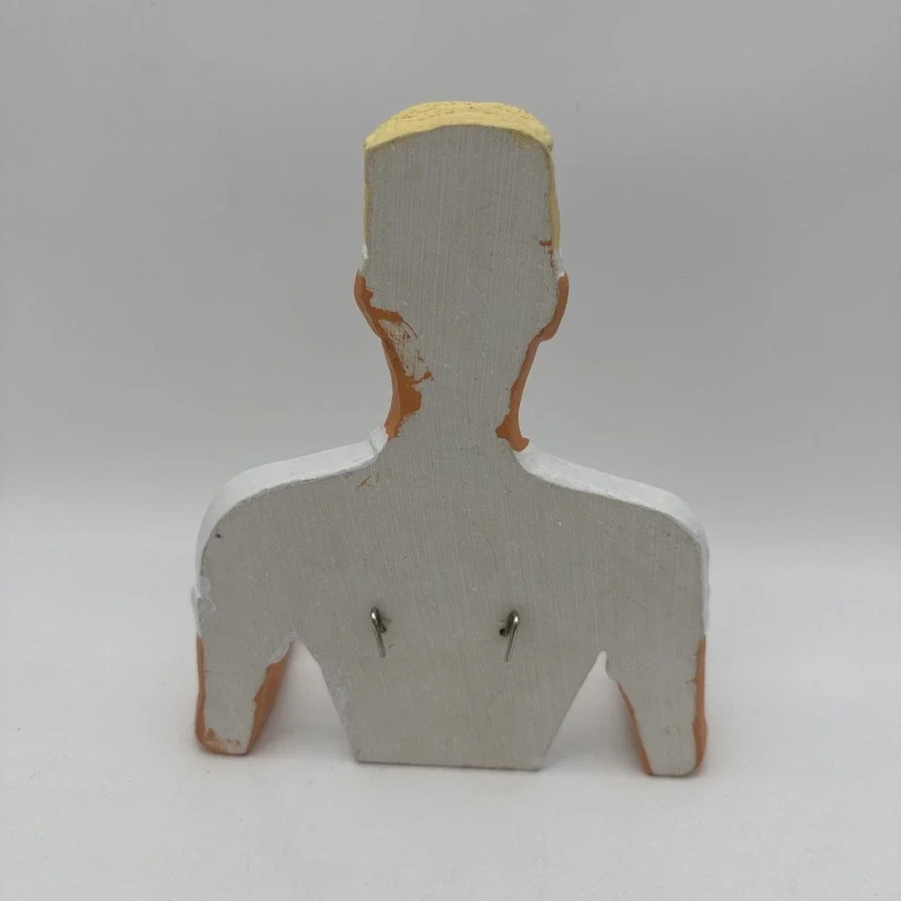 Rockabilly Towel Holder Vintage Ceramic Resin Wall Plaque Display Sign